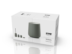 Kubek na szczoteczki do zębów Nova One Olive Green 28100