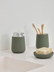 Kubek na szczoteczki do zębów Nova One Olive Green 28100