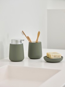 Kubek na szczoteczki do zębów Nova One Olive Green 28100