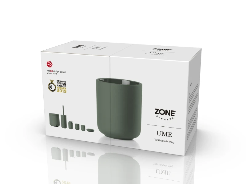 Kubek na szczoteczki do zębów Ume Olive Green 26430