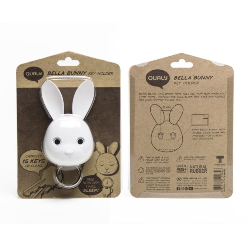 Wieszak na klucze Bella Bunny 10294-WH
