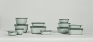 Zestaw 3 misek Cirqula okrągła 350 750 1250 Nordic Sage 106230094700