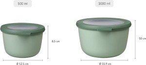 Zestaw 4 misek Cirqula okrągła 500 1000 2000 3000 ml Nordic Lilac 106233074600