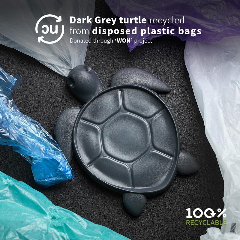 Podstawka pod szklankę Save Turtle 10350 Dark Grey