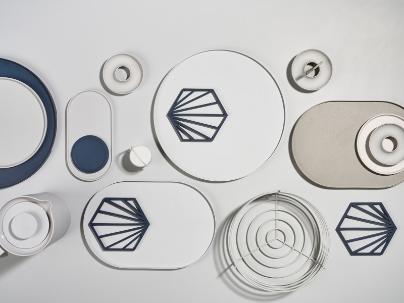 Taca do serwowania okrągła 35 cm Singles Warm grey 332038