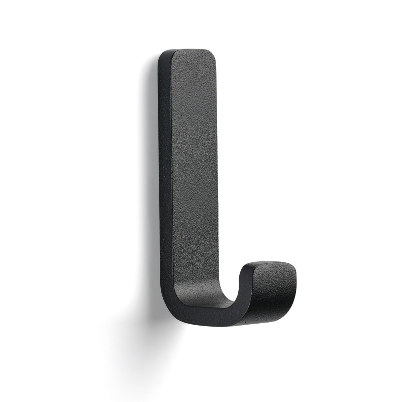 Wieszak ścienny pojedynczy 8,5 cm Rim Black 14653