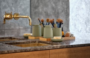 Kubek na szczoteczki do zębów Nova One Matcha green 15249