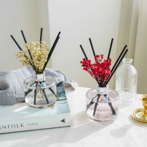 Dyfuzor zapachowy z patyczkami i prawdziwymi kwiatami 200 ml Pure Cotton PDI30401