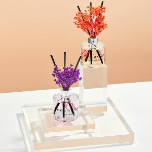 Dyfuzor zapachowy z patyczkami i prawdziwymi kwiatami 200 ml Pure Cotton PDI30401