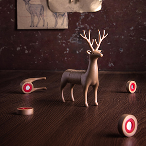 Magnes Deer brązowy 10175-BN