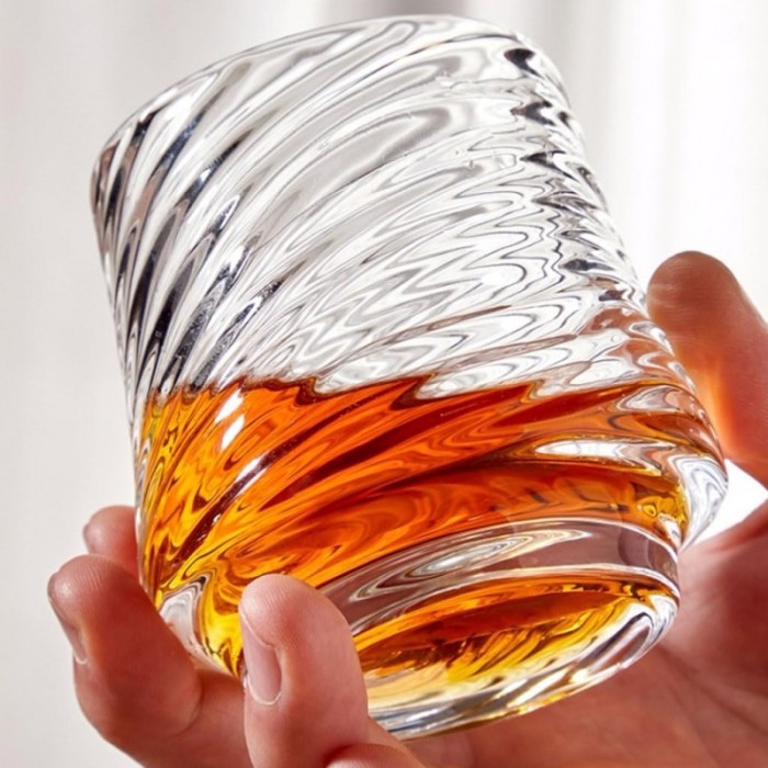 Szklanka ryflowana 150ml 1 szt do kawy, drinków, whiskey 7,5x 8cm SZK200