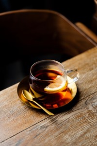 Filiżanka 400ml z łyżeczką i złotym spodkiem Eva 1913