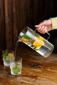 Dwie szklanki ryflowane 350ml Livio 1784