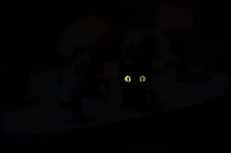 Hoptimist figurka Cat XS Black 38296