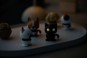 Hoptimist figurka Cat XS Black 38296
