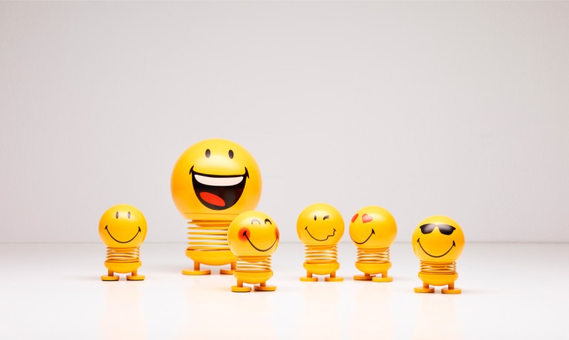 Hoptimist Smiley Love S żółty 26196