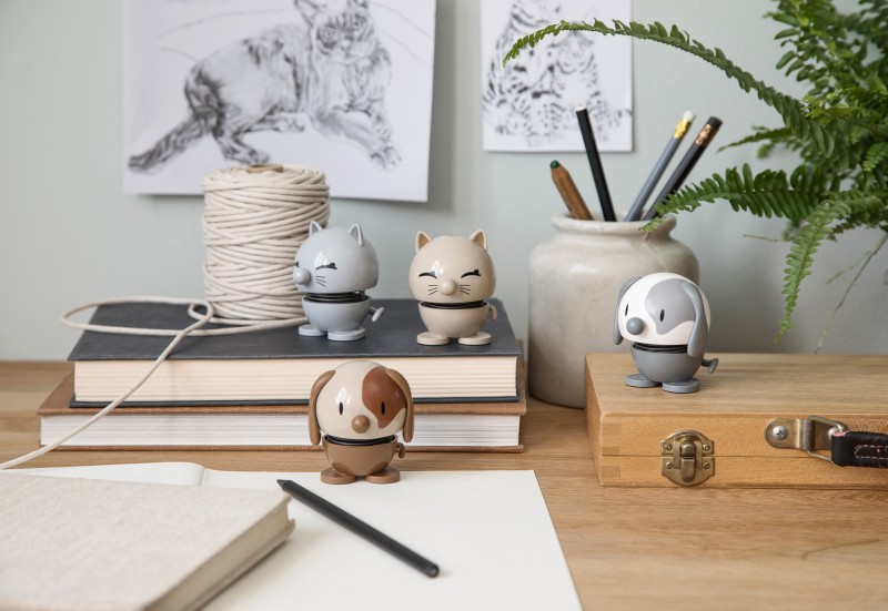 Figurka Hoptimist Cat latte 26130
