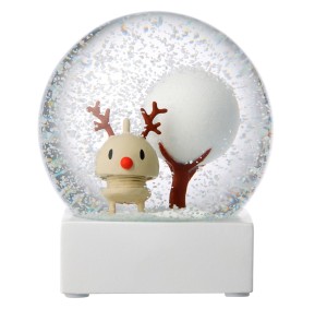 Figurka kula śnieżna Hoptimist Reindeer Globe L beżowa 26378