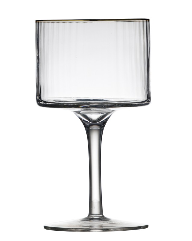 Kieliszki do ginu Palermo 320 ml 4 sztuki złote 23714