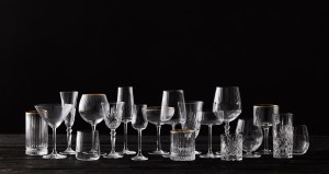 Kieliszki do ginu Palermo 320 ml 4 sztuki złote 23714