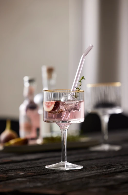 Kieliszki do ginu Palermo 320 ml 4 sztuki złote 23714