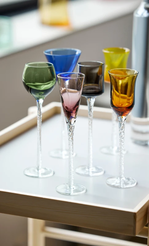 Kieliszki do wódki Aquavit London 6 sztuk mix 27582