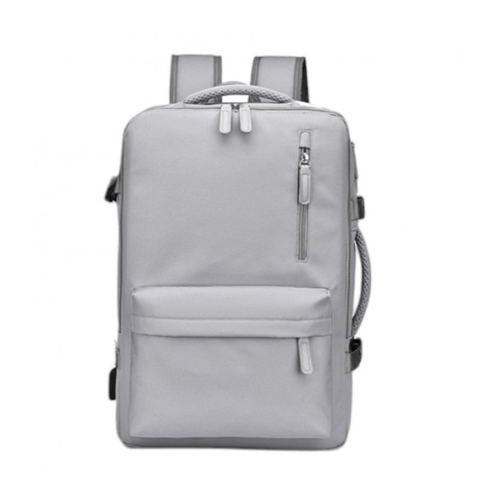 Plecak podróżny, kabinowy do samolotu, wodoodporny z USB, 44x30x16/26cm PL176