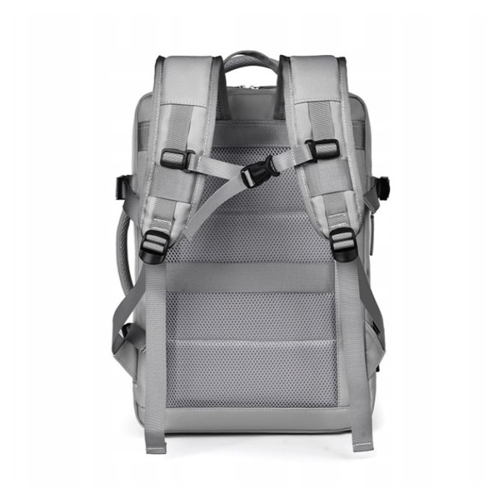 Plecak podróżny, kabinowy do samolotu, wodoodporny z USB, 44x30x16/26cm PL176