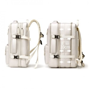 Plecak podróżny, kabinowy do samolotu, wodoodporny z USB, 44x30x16/26cm PL176