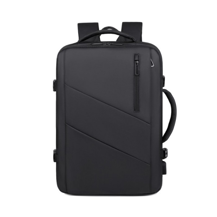 Plecak podróżny, kabinowy do samolotu, wodoodporny, wejście USB 42x28x21cm PL182