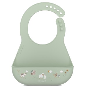 Mepal- Śliniak silikonowy z kieszonką Mio Little Farm 108034565399