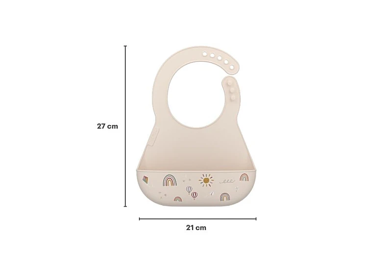Mepal- Śliniak silikonowy z kieszonką Mio Forest Friends 108034565408
