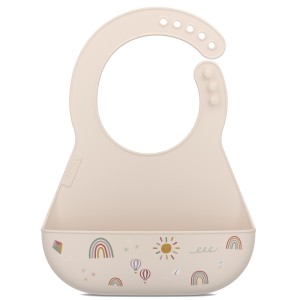Mepal- Śliniak silikonowy z kieszonką Mio Sunshine &amp; Rainbow 108034565245