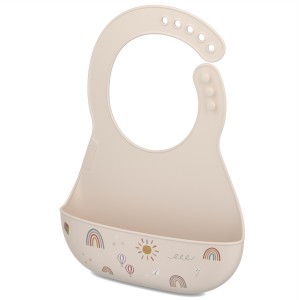 Mepal- Śliniak silikonowy z kieszonką Mio Sunshine &amp; Rainbow 108034565245