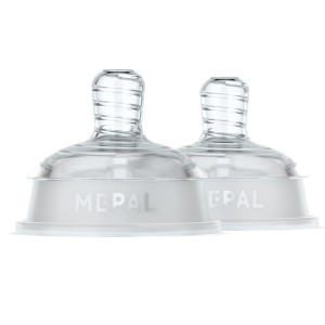 Mepal- Smoczek do karmienia niemowląt z powolnym przepływem 2 szt. Mio 108062053100