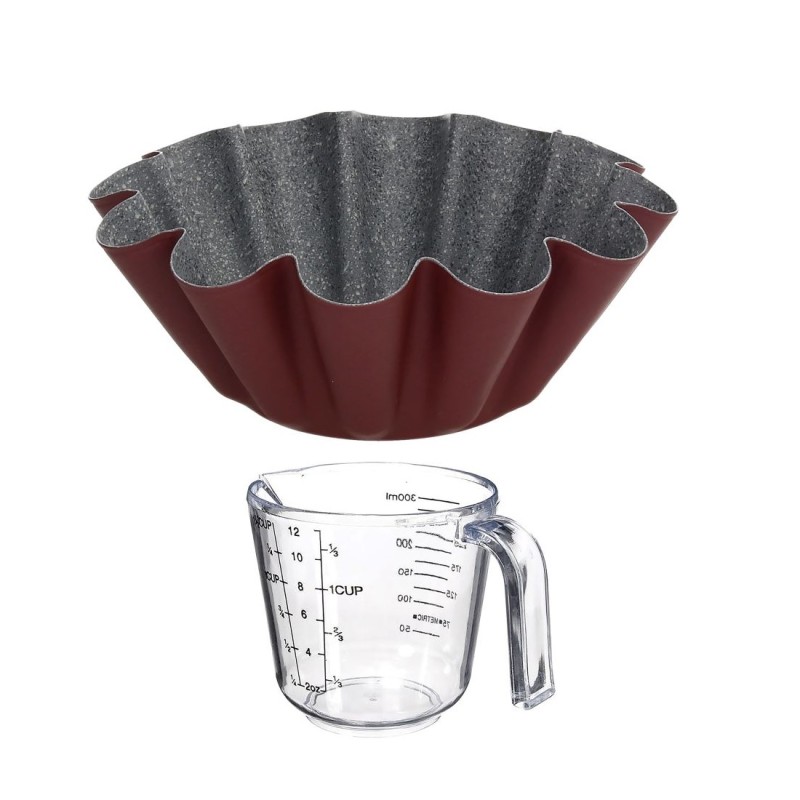 Tognana- Blacha bordowa 22cm i dzbanek 500ml szklany W4444A8GGBOA