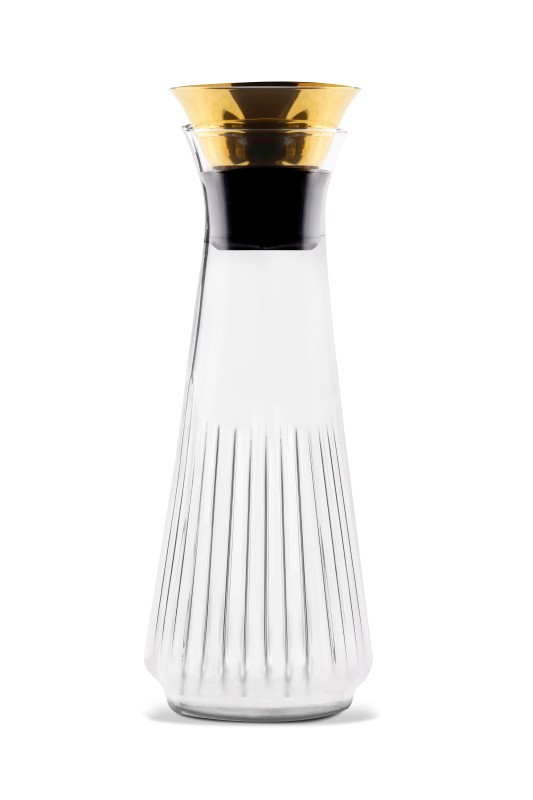 Vialli Design- Karafka Drip-Free 900 ml Złota Mia 2064