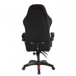 Fotel gamingowy obrotowy VECTOR z masażerem i podnóżkiem KO48CZE