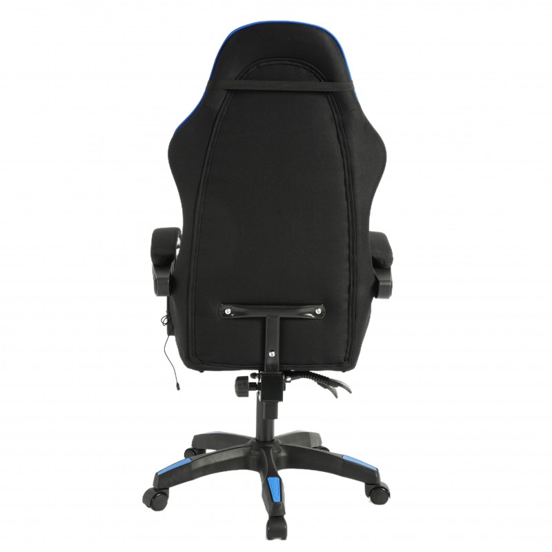 Fotel gamingowy obrotowy VECTOR z masażerem i podnóżkiem KO48N