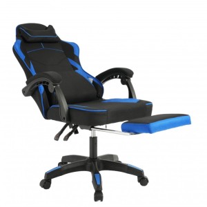 Fotel gamingowy obrotowy VECTOR z masażerem i podnóżkiem KO48N