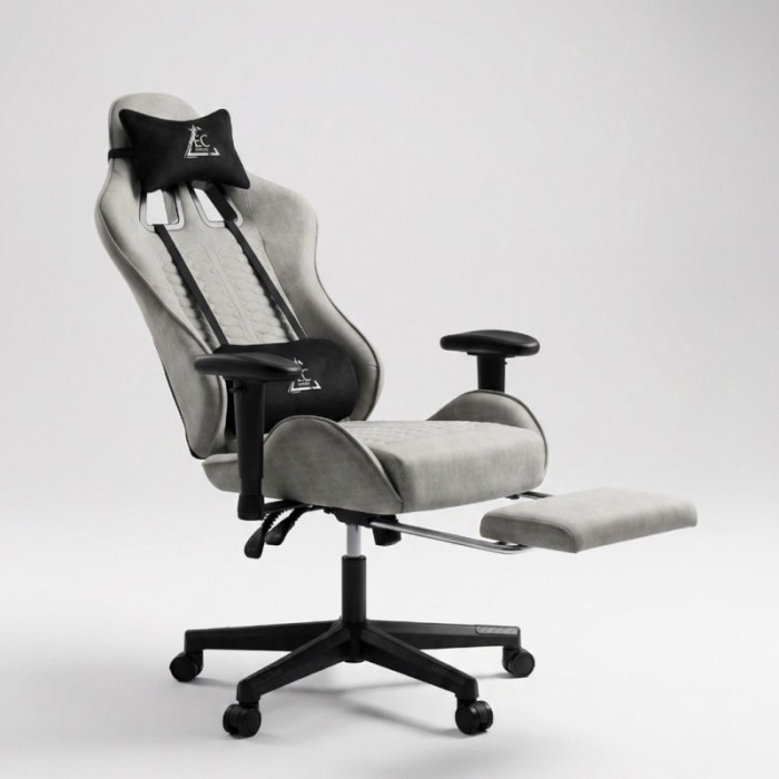 Fotel gamingowy obrotowy EvoChair z masażerem i regulowanymi podłokietnikami KO45SZ-MAT