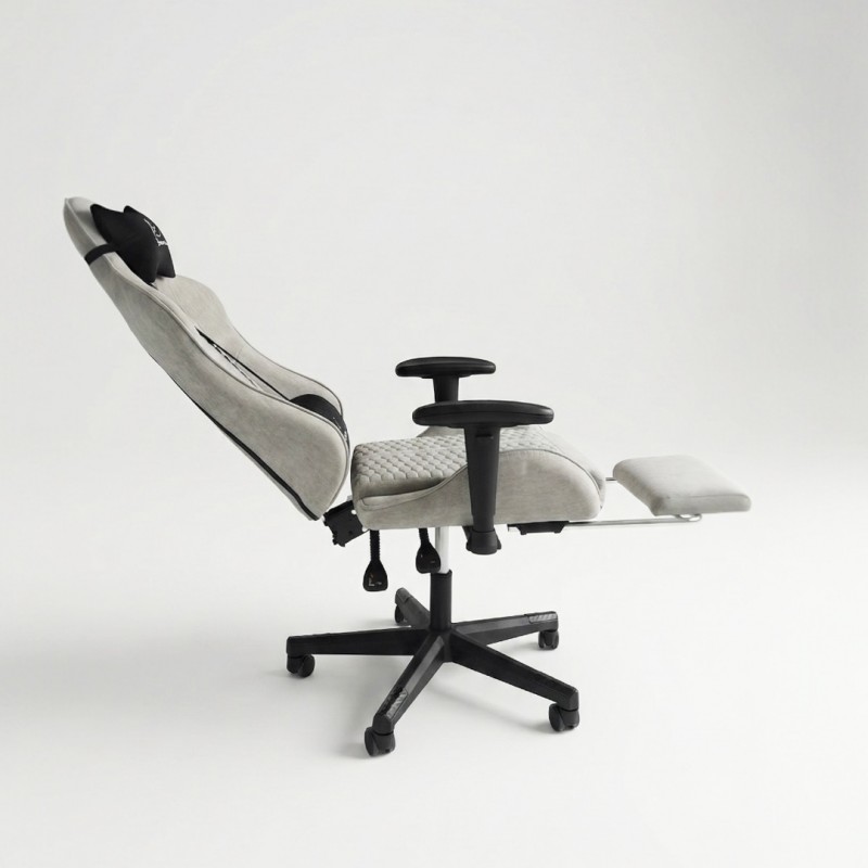 Fotel gamingowy obrotowy EvoChair z masażerem i regulowanymi podłokietnikami KO45SZ-MAT