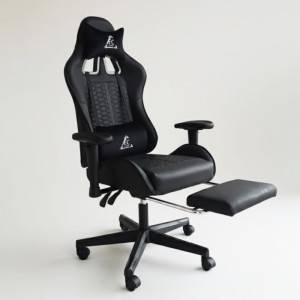 Fotel gamingowy obrotowy EvoChair z masażerem i regulowanymi podłokietnikami KO45CZ