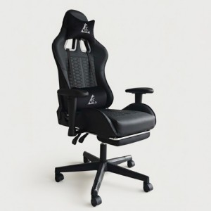 Fotel gamingowy obrotowy EvoChair z masażerem i regulowanymi podłokietnikami KO45CZ