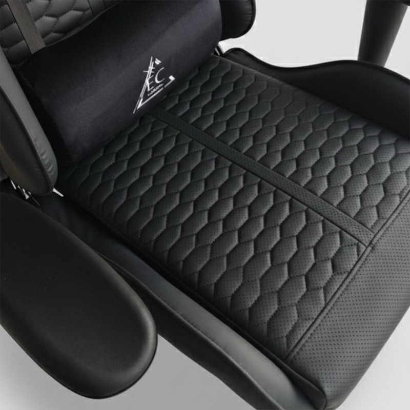 Fotel gamingowy obrotowy EvoChair z masażerem i regulowanymi podłokietnikami KO45CZ