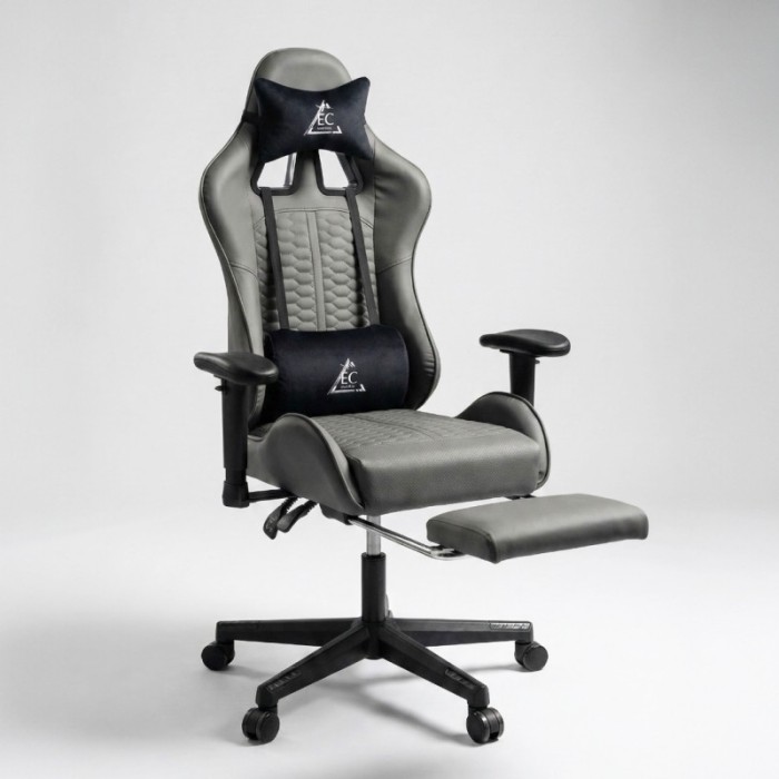 Fotel gamingowy obrotowy EvoChair z masażerem i regulowanymi podłokietnikami KO45SZ