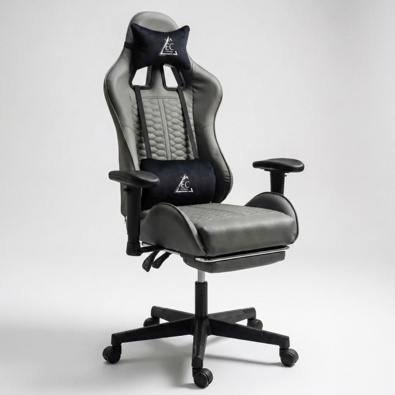 Fotel gamingowy obrotowy EvoChair z masażerem i regulowanymi podłokietnikami KO45SZ