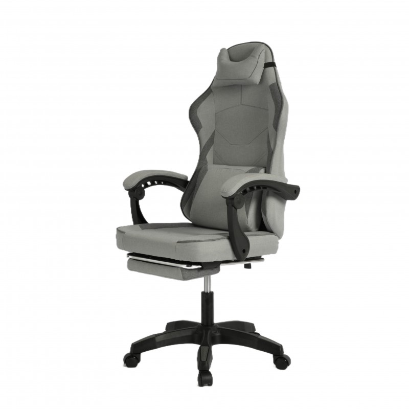 Fotel gamingowy obrotowy VECTOR z masażerem podnóżkiem KO48SZ