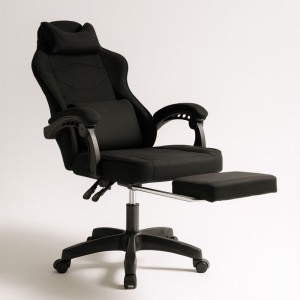 Fotel gamingowy obrotowy VECTOR z masażerem i podnóżkiem KO48CZ