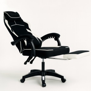 Fotel gamingowy obrotowy VECTOR z masażerem i podnóżkiem KO48B